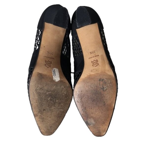 Vintage Borgo Degli ULjvi Italian made leather perforated mesh  shoes lace ups - Picture 5 of 14